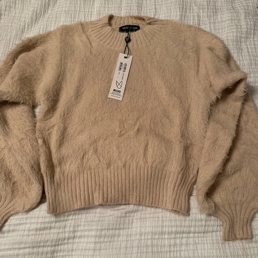 MinkPink Ester Knit Sweater - NWT - Size L